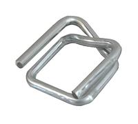 Tecplast Lot de Boucles BC pour Feuillard de cerclage - Qualité PRO - Boucles autobloquantes en acier galvanisé