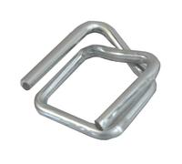 Tecplast Lot de Boucles BC pour Feuillard de cerclage - Qualité PRO - Boucles autobloquantes en acier galvanisé