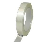 TECPLAST Ruban adhésif armé fil à fil transparent 130µ - rouleau adhésif 19 mm x 50 m