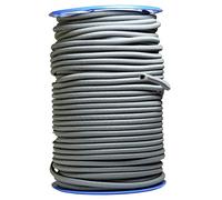 Tecplast - Sandow élastique Professionnel Diamètre 9 mm 50 mètres linéaires Couleur Gris Fixation Baches