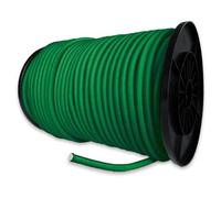 TECPLAST Sandow élastique Vert 100 mètres 9SW - Qualité Pro - Tendeur pour bâche de diamètre 9 mm