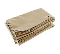 TECPLAST Toile Pergola Beige foncé 3x3 m LP506PR - Garantie 5 ans - Bâche Pergola ou Tonnelle étanche en PVC pour terrasse