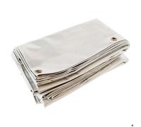 TECPLAST Toile Pergola Blanc Crème 4x6 m LP506PR - Garantie 5 ans - Bâche Pergola ou Tonnelle étanche en PVC pour terrasse