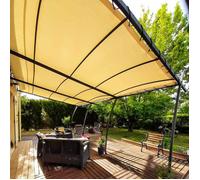 TECPLAST Toile Pergola Ivoire 2x3,5 m XP640PR - Garantie 10 Ans - Bâche Pergola ou Tonnelle étanche en PVC - Made in France
