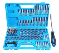 TECPO Coffret d'embouts universel, 208 pièces, jeu d'embouts pour perceuse-visseuse, tournevis, assortiment d'embouts
