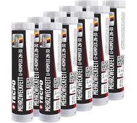 TECPO Graisse multi-usages haute performance Li-Komplex 2N-30 - 10 x 400 g - Cartouche de graisse longue durée - Pour roulements - Résistance extrême à la pression - Graisse lubrifiante anti-friction
