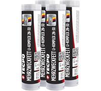 TECPO Graisse multi-usages haute performance Li-Komplex 2N-30 4 x 400 g - Cartouche de graisse longue durée pour roulements - Résistance extrême à la pression - Graisse lubrifiante anti-friction et