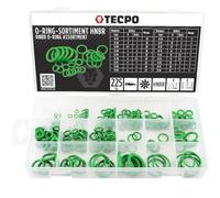 TECPO HNBR 300567 Assortiment de 225 joints toriques en caoutchouc pour système de climatisation