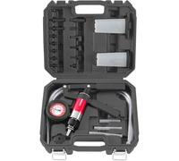 TECPO Kit de pompe à vide sous pression - Testeur de vide - Appareil de purge de frein de voiture - Kit de purge de frein - Kit de pompe manuelle