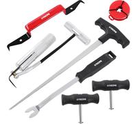 TECPO Kit de réparation de pare-brise de voiture 7 pièces