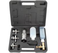 TECPO Kit de test de joint de culasse pour détection de fuite de CO2 universel pour voiture et moto - Dioxyde de carbone - Système de test de fuite d'eau de refroidissement