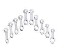 TECPO Lot de 10 adaptateurs de couple 3/8" avec rallonge à 12 pans pour clé polygonale de 10 à 19 mm, adaptateur de couple pour ynamométrique