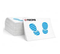 TECPO Lot de 1000 tapis de sol jetables 500 x 380 mm - Protection du sol