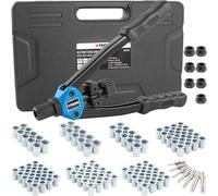 TECPO Lot de 110 pinces à riveter professionnelles M3-M12 avec écrous à riveter
