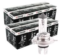 TECPO Lot de 20 ampoules H4 12 V 60/50 W P43t