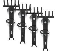 TECPO Lot de 4 supports magnétiques à air comprimé 15 kg pour pont élévateur, clé à douille, visseuse sans fil