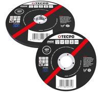 TECPO Lot de 5 disques à tronçonner - Diamètre : 230 mm - Pour meuleuse d'angle - Disques flexibles pour acier, métal et acier inoxydable (INOX) - 2,0 mm - 22,23 mm
