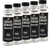 TECPO Lot de 5 nettoyants pour radiateur - 300 ml - Additif de refroidissement - Nettoyant pour radiateur
