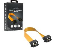 TECSTR Adaptateur RJ45 Ethernet plat pour kits Starlink de 30,5 cm, connexion de câble fin, connecteur ABS, câble FPC, joint de fenêtre intérieur/extérieur