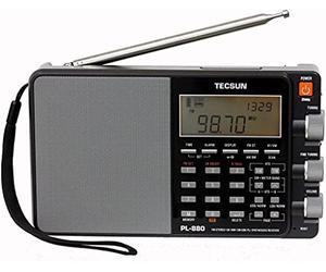 Tecsun PL880 Radio numérique Portable PLL Double Conversion AM/FM Ondes Courtes Ondes Longues avec réception SSB (Bande latérale Unique)
