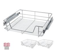 TECTAKE 2 tiroirs de rangement téléscopiques