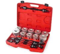 TecTake 27 pcs Silentbloc extracteur Outil de roulements Jeu d'outils pour Le Montage et Le démontage de roulements Joints et bagues