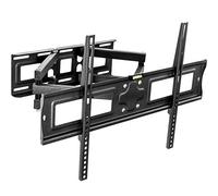 TecTake 401289 Support Mural TV Universel inclinable et pivotant pour écrans Plats Vesa Max. 600x400 32-100" 81-254cm Distance du Mur Seulement 8-52 cm