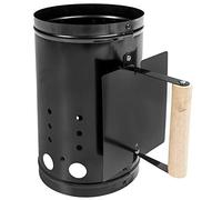TecTake Allumeur Charbon de Bois poignée Allume-feu Noir