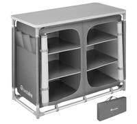 TECTAKE Armoire de Camping Pliante 6 Compartiments Rangement Cuisine