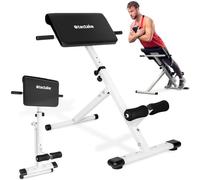 tectake® Banc de musculation pour Dos et Abdominaux, Réglable sur 5 niveaux de Hauteur, Banc lombaire pliable Hyper-extension Sport Musculation maison Appareil abdominaux Sport maison, 89 x 69 x 88 cm