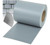 TecTake Rouleau 19cm Brise-Vue Pare-Vent pour clôture PVC + Comprend des Clips de Montage - diverses modèles - (70m | Gris | no. 401876)
