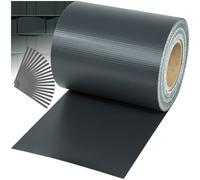 tectake® Brise Vue Jardin en PVC pour Grillage et Cloture, Brise Vue Paravent Exterieur Pare Soleil Protection UV Occultant Grillage Rigide Pare Vent Jardin - Rouleau 70 m x 19 cm - Gris Anthracite