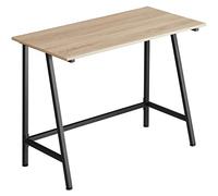 TecTake® Bureau Polyvalent et Pratique, 100 x 50 x 77 cm, Table de Bureau, Style Industriel Bureaux Ordinateur Meuble pc Table d'appoint Meuble Ordinateur Desk Teletravail, Bois Clair
