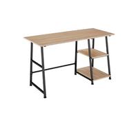 TECTAKE Bureau style industriel Bois clair industriel, Chêne Sonoma