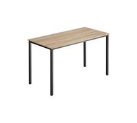 TECTAKE Bureau style industriel Bois clair industriel, Chêne Sonoma
