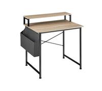 TECTAKE Bureau Style industriel Bois clair industriel, Chêne Sonoma