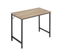 TECTAKE Bureau Style industriel Bois clair industriel, Chêne Sonoma