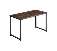 TECTAKE Bureau Style industriel Bois foncé industriel, rustique