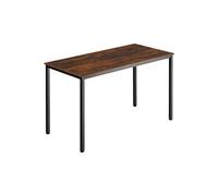 TECTAKE Bureau style industriel Bois foncé industriel, rustique
