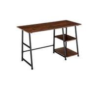 TECTAKE Bureau style industriel Bois foncé industriel, rustique