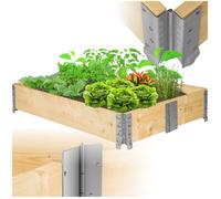 TECTAKE Carré Potager de Jardin pliable et empilable 120x80x19cm