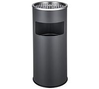 TecTake Cendrier sur pied extérieur avec poubelle + seau intérieur 30l - diverses couleurs au choix - (anthracite | no. 402283)
