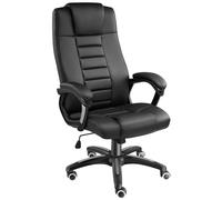 TecTake® Chaise de Bureau Fauteuil de Bureau Chaise Gaming Fauteuil pivotant Design, Chaises Ergonomiques, Fauteuils avec Accoudoirs, Appui-tête et Assise rembourrés, Roulette Teletravail