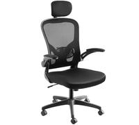 TecTake® Chaise de Bureau Fauteuil de Bureau Fauteuil pivotant Design 360°, Chaise Ergonomique, Fauteuils avec Accoudoirs, Appuie-tête & Coussin Lombaire, Roulette, Teletravail, Gaming