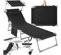 Bain de soleil pliable noir
