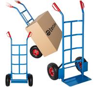 TecTake Chariot à Caisse Manuel de Transport - différents modèles - (Chariot à Caisse Bleu | 402384)