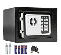 TecTake Coffre-fort avec Serrure Électronique Porte + 4 Piles - diverses tailles au choix - (17x23x17cm (Art. 400727))