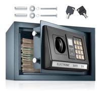 TecTake Coffre-fort avec Serrure Électronique Porte + 4 Piles - diverses tailles au choix - (20x31x22cm (Art. 400564))