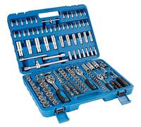 TecTake Coffret de clés à cliquets de 171 pièces set compact clés à douilles 1/2, 3/8 et 1/4 pouce