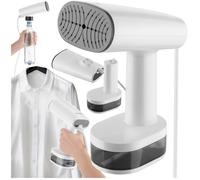 TECTAKE Défroisseur vapeur avec 4 modes et adaptateur pour bouteille 370ml 1640W